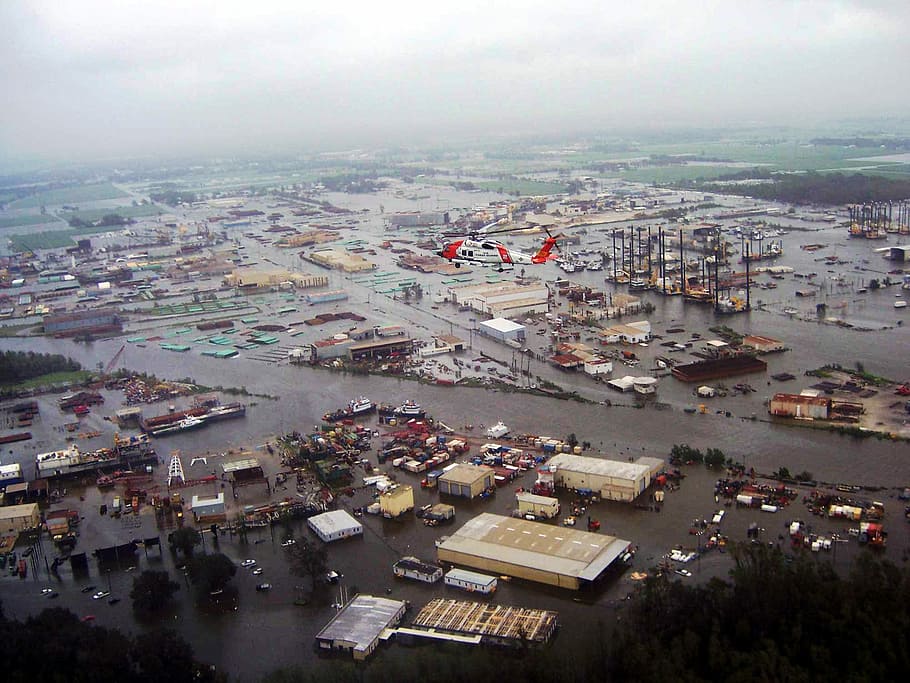 Flooding after Hurricane Ike