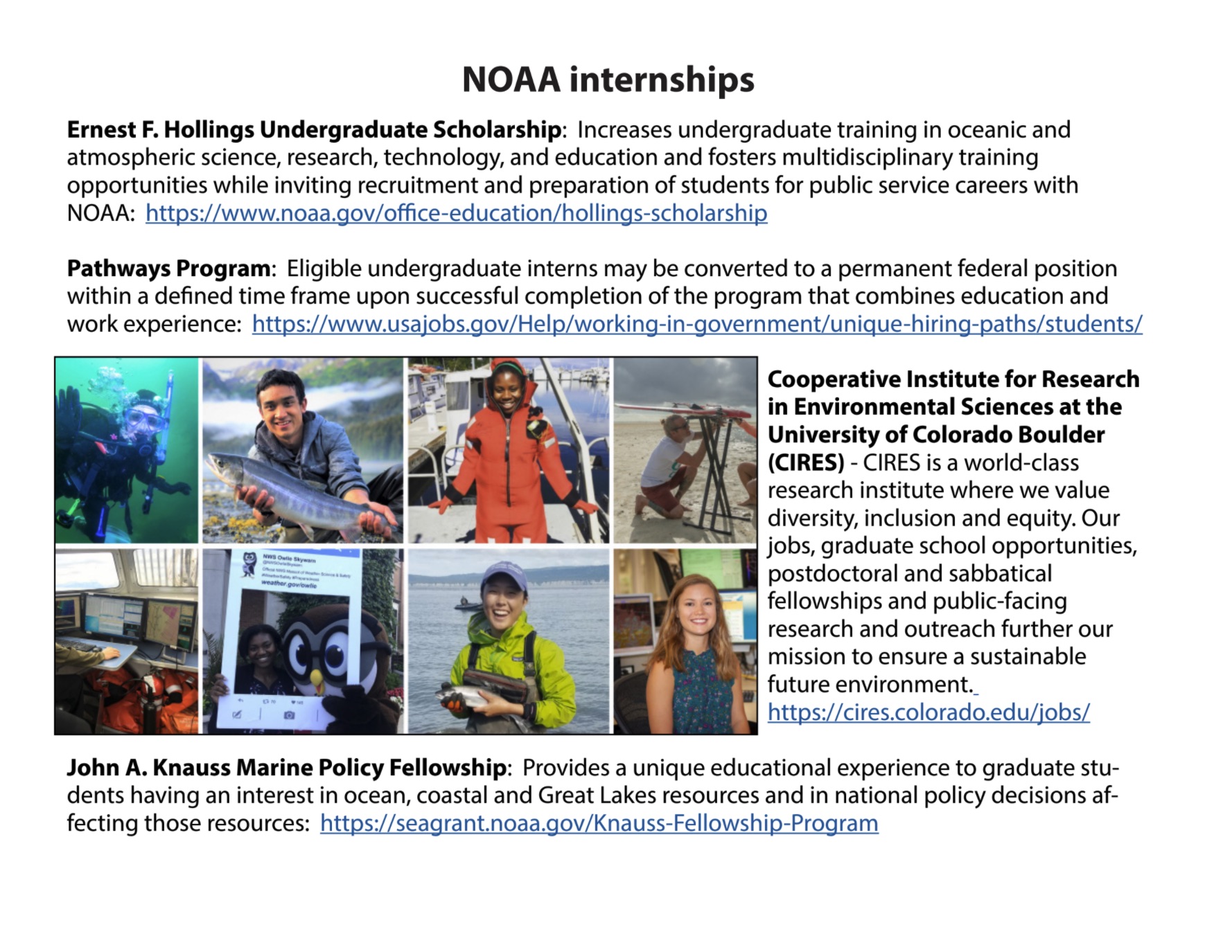 NOAA Internships